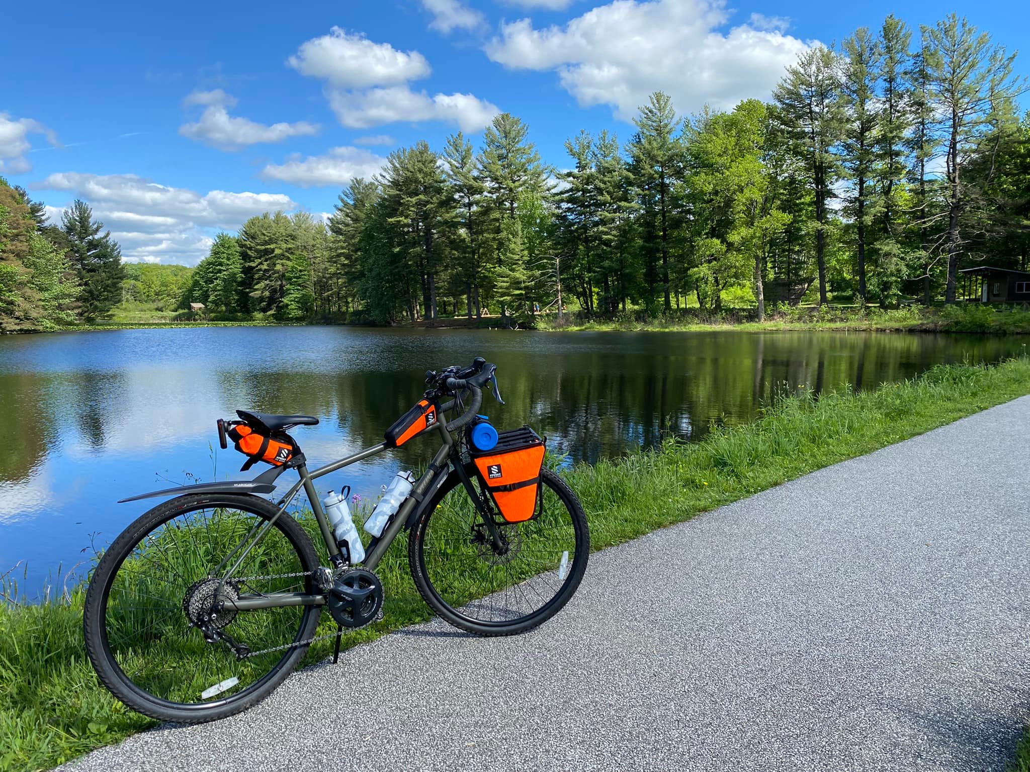 Bike near the lake